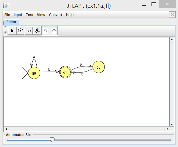 JFLAP графична среда